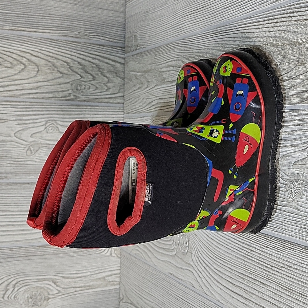Bogs Rain Boots, Classic Monsters, Kids Size 9